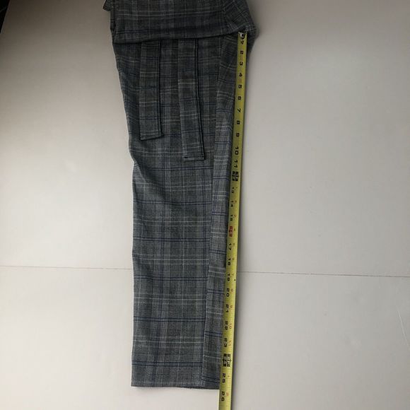 Joe Benbasset Pull On Plaid Pants  Women’s Small Elastic waist with Tie front - Picture 7 of 9
